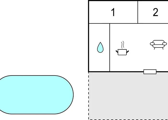 2 Bedroom In בית נופש ברודאריצה
